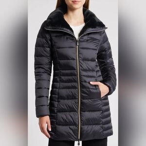 Save The Duck Puffer Jacket NWT, Size 2 (M), Black/Dark Grey